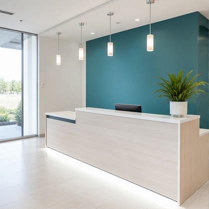 Clean business interior representing janitorial services by Roseville Janitorial